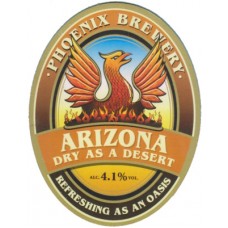 Phoenix Brewery Arizona Dry As A Desert Pump Clip